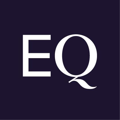 Equality Check purple square logo with white font